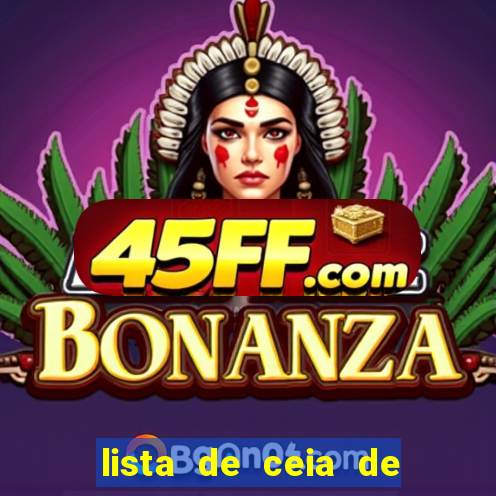 lista de ceia de natal completa